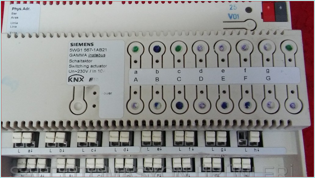 SIEMENS 5WG1 567-1AB21 KNX ANAHTARLAMA AKTÜATÖRÜ N 567