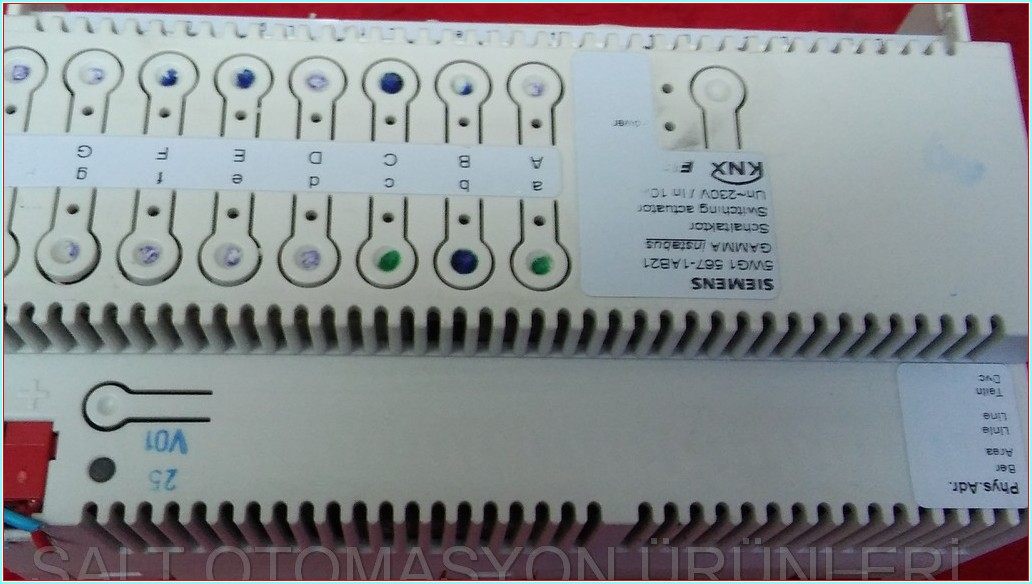 SIEMENS 5WG1 567-1AB21 KNX ANAHTARLAMA AKTÜATÖRÜ N 567