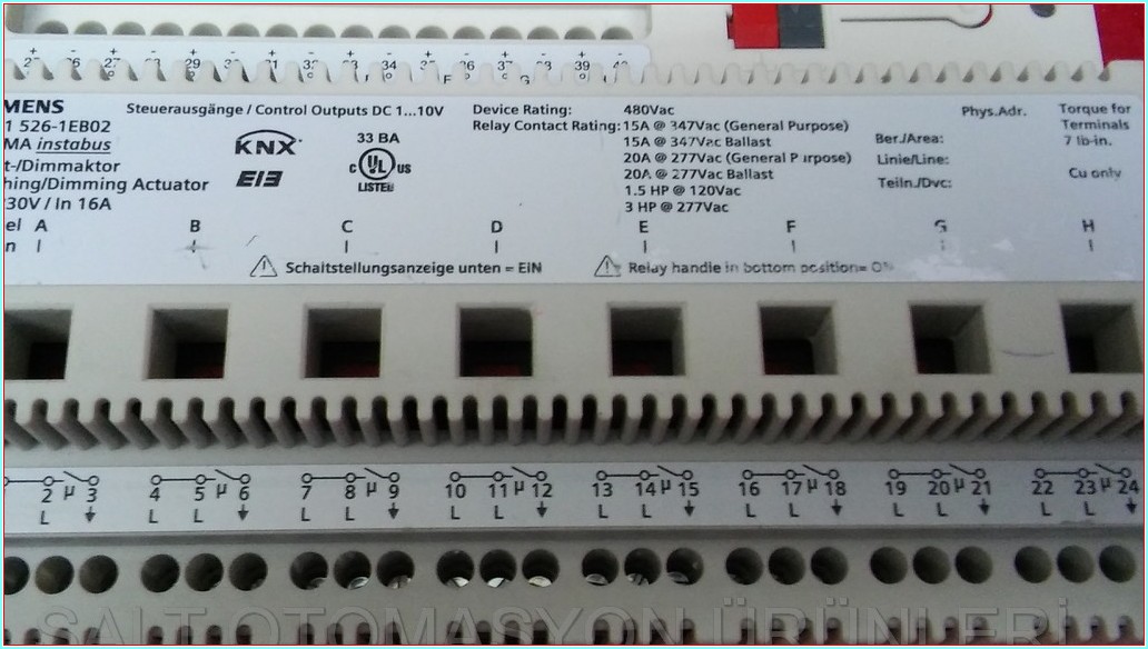 SIEMENS 5WG1 526-1EB02 MODÜL PLC KONTROL MODÜLÜ