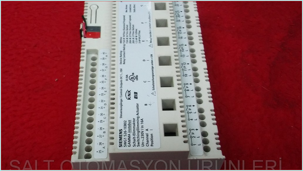 SIEMENS 5WG1 526-1EB02 MODÜL PLC KONTROL MODÜLÜ