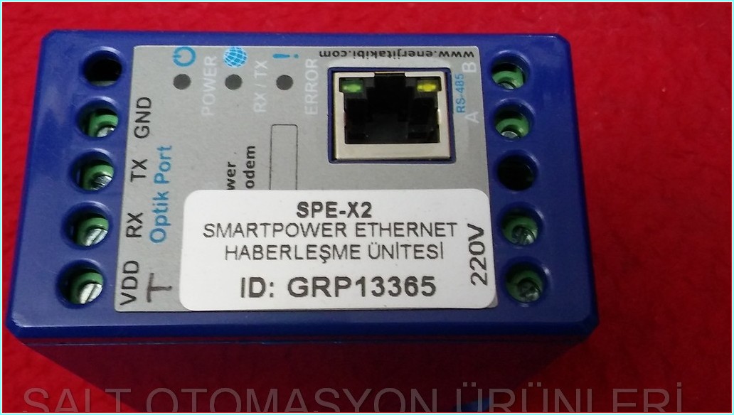 GRUP ARGE SPE-X2 SMARTPOWER ETHERNET HABERLEŞME ÜNİTESİ