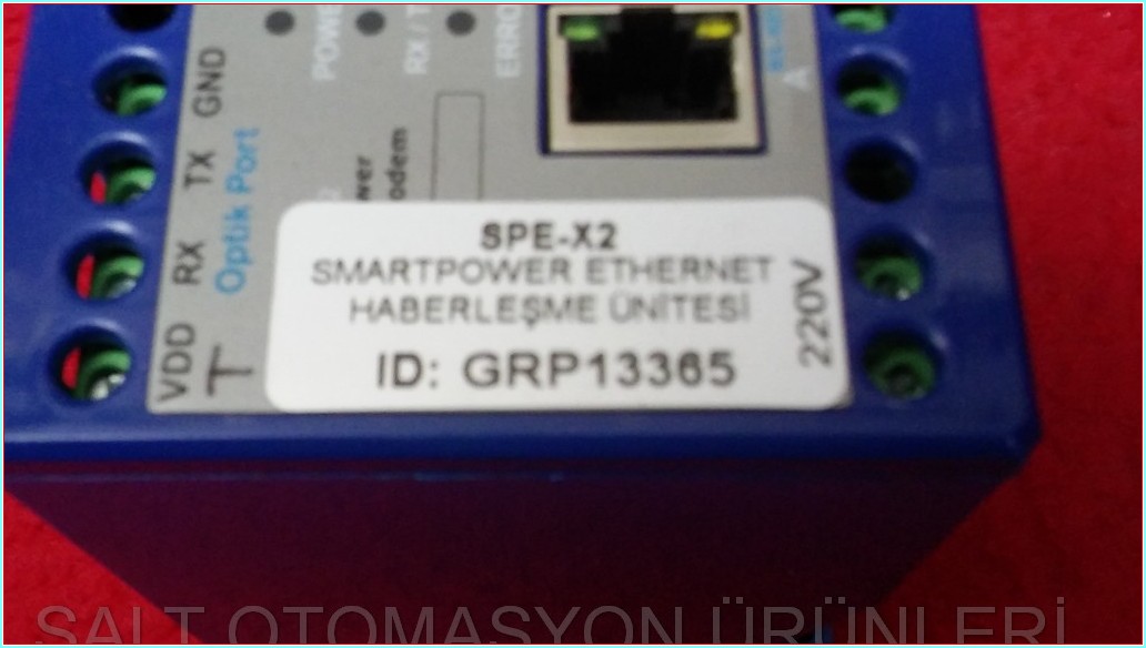 GRUP ARGE SPE-X2 SMARTPOWER ETHERNET HABERLEŞME ÜNİTESİ
