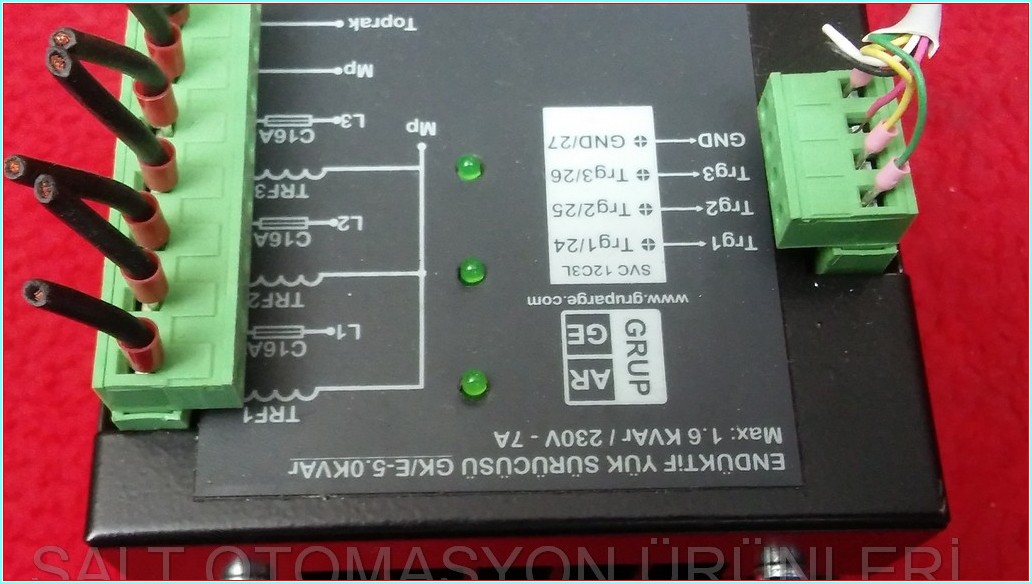 GRUP ARGE 5 KVAR ENDÜKTİF YÜK SÜRÜCÜSÜ GK-E-5.0KVAR GK-5.0-E GA21005 KOMPANZASYON