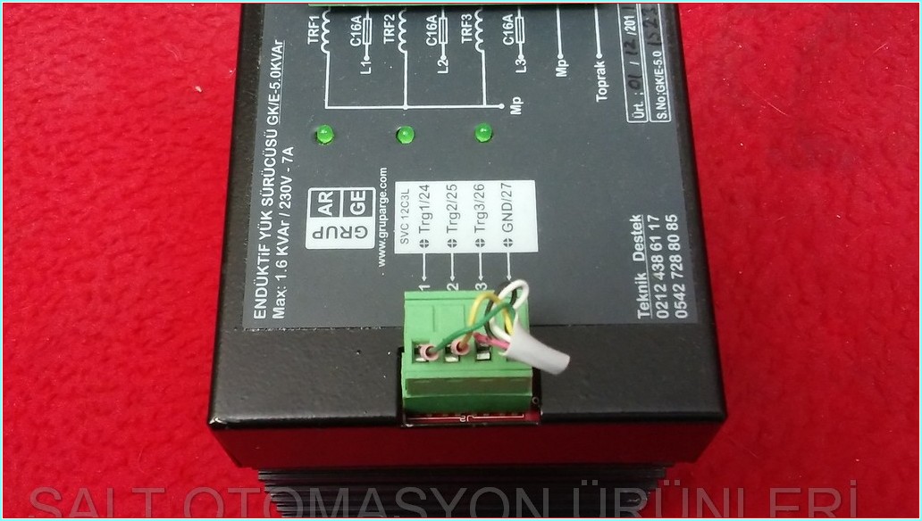 GRUP ARGE 5 KVAR ENDÜKTİF YÜK SÜRÜCÜSÜ GK-E-5.0KVAR GK-5.0-E GA21005 KOMPANZASYON