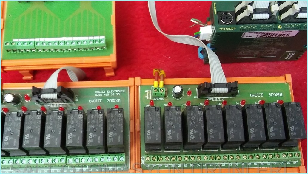 PANASONİC FP0-C32CP FP0-C32 AFP02553C-A FP0-C32CP-A CONTROL UNIT KONTROL ÜNİTESİ PLC MODÜL TAKIM SET