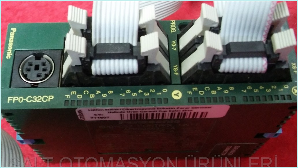 PANASONİC FP0-C32CP FPO-C32 FP0-C32 AFP02553C-A FP0-C32CP-A CONTROL UNIT KONTROL ÜNİTESİ PLC MODÜL TAKIM SET