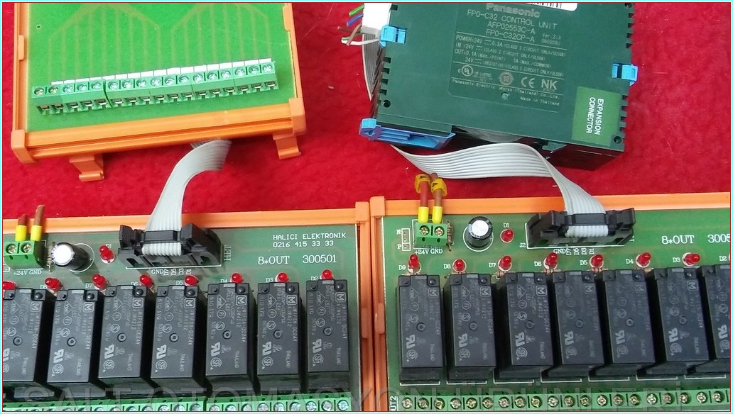 PANASONİC FP0-C32CP FPO-C32 FP0-C32 AFP02553C-A FP0-C32CP-A CONTROL UNIT KONTROL ÜNİTESİ PLC MODÜL TAKIM SET