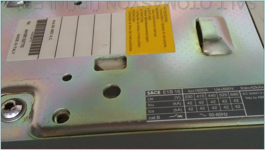 ABB SACE E1B 16 1600A MASTERPACT YENİ MODEL
