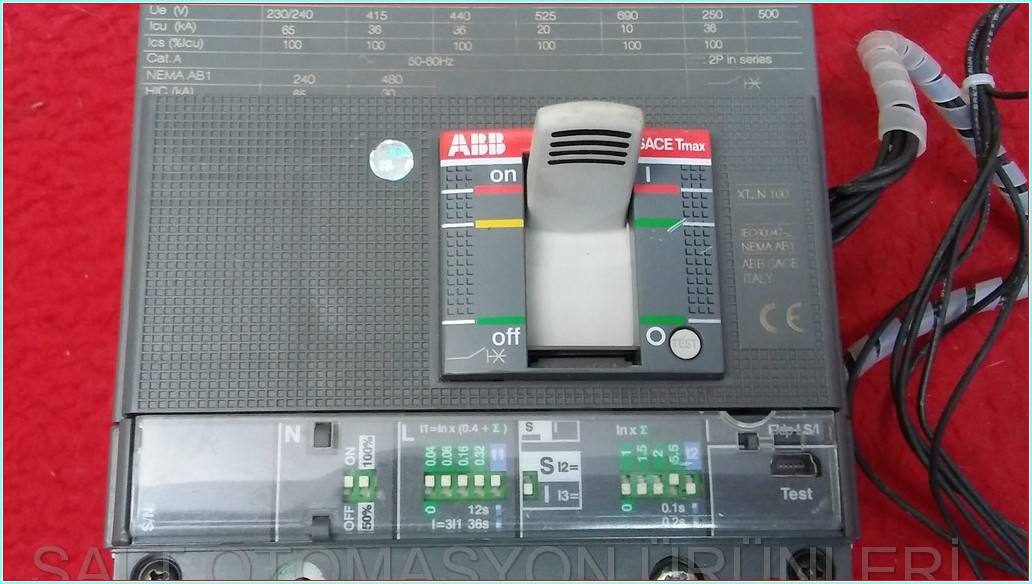 ABB TMAX XT2N 160 63A 4 KUTUPLU TMŞ DEVRE KESİCİ ŞALTER