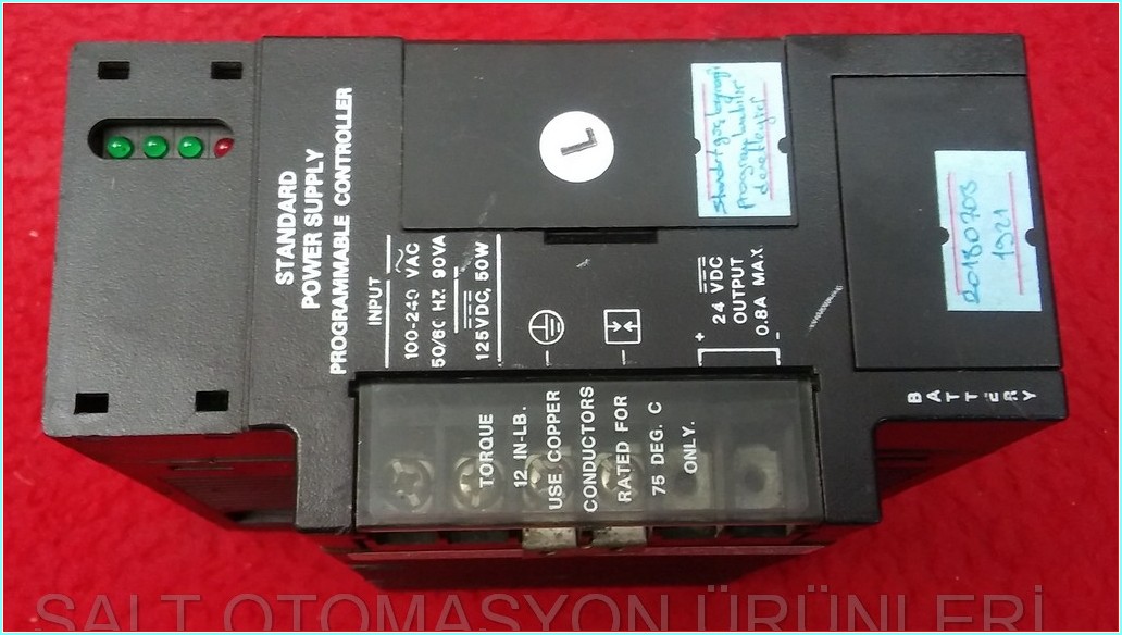 GE FANUC IC693PWR321S SERIES 90-30 STANDARD POWER SUPPLY PROGRAMMABLE CONTROLLER STANDART GÜÇ KAYNAĞI PROGRAMLANABİLİR DENETLEYİCİ