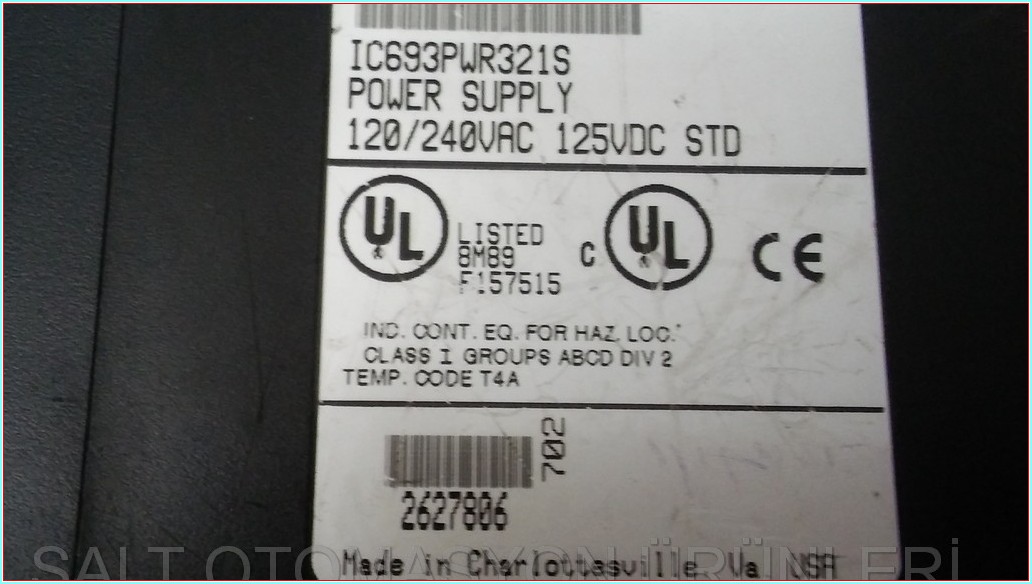 IC693PWR321S GE FANUC 