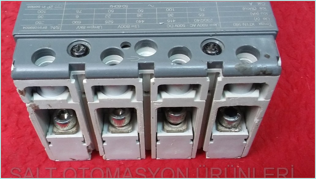 ABB TMAX XT1N 160 125A TMŞ DEVRE KESİCİ ŞALTER
