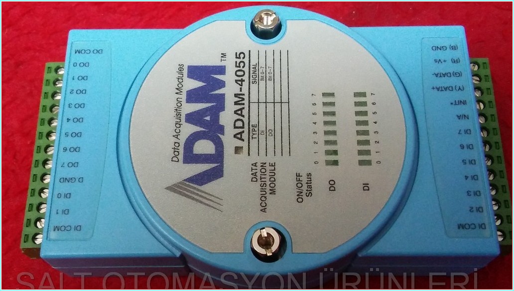 ADVANTECH ADAM-4055 DATA ACQUİSİTİON MODULES DIGITAL I-O MODULE INPUT OUTPUT MODÜL