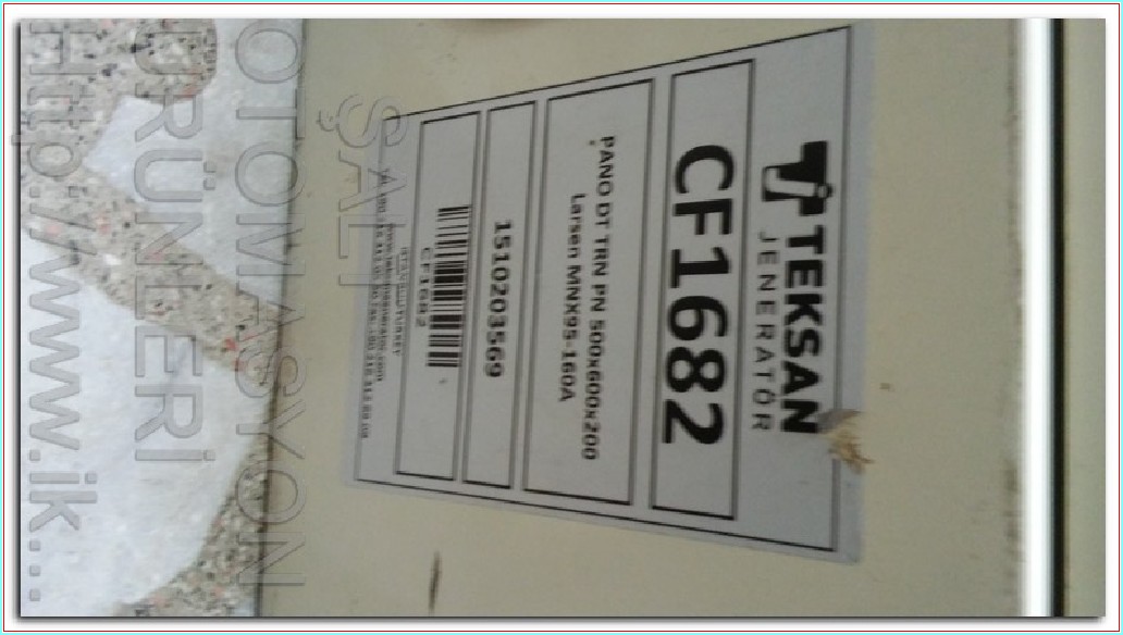 TEKSAN CF1682 60KW TRANSFER PANOSU