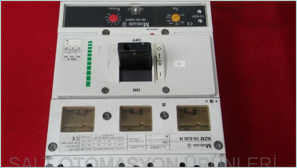 MOELLER NZM 10-630 N 630A 300-630A TMŞ DEVRE KESİCİ ŞALTER