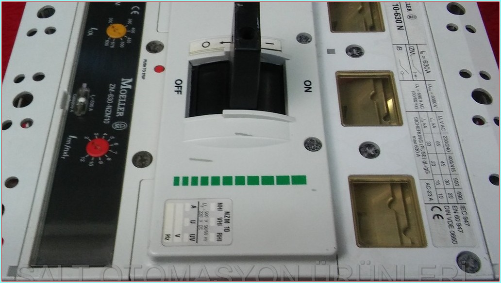 MOELLER NZM 10-630 N 630A 300-630A TMŞ DEVRE KESİCİ ŞALTER