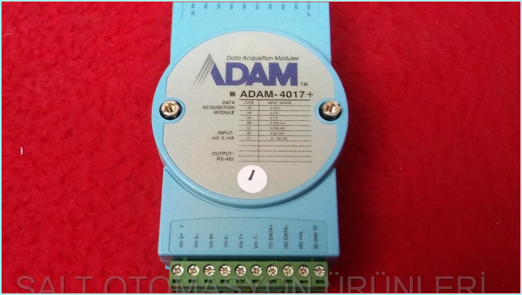 ADVANTECH ADAM-4017  DATA ACQUİSİTİON MODULES ANALOG I-O MODULES ANALOG GİRİŞ ÇIKIŞ MODÜLÜ