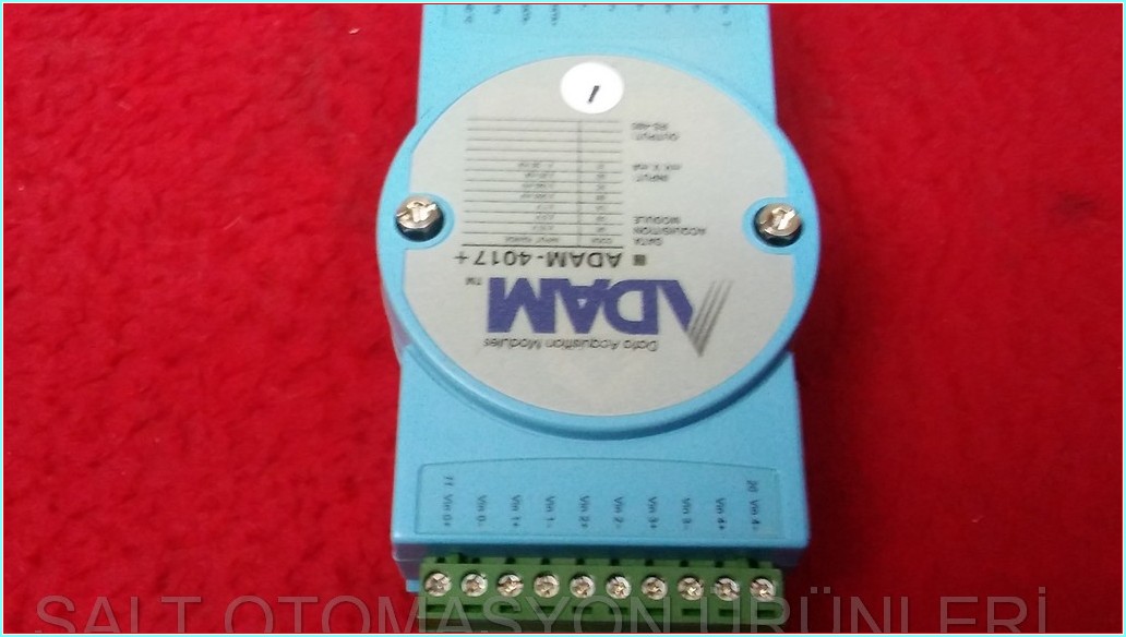 ADVANTECH ADAM-4017  DATA ACQUİSİTİON MODULES ANALOG I-O MODULES ANALOG GİRİŞ ÇIKIŞ MODÜLÜ