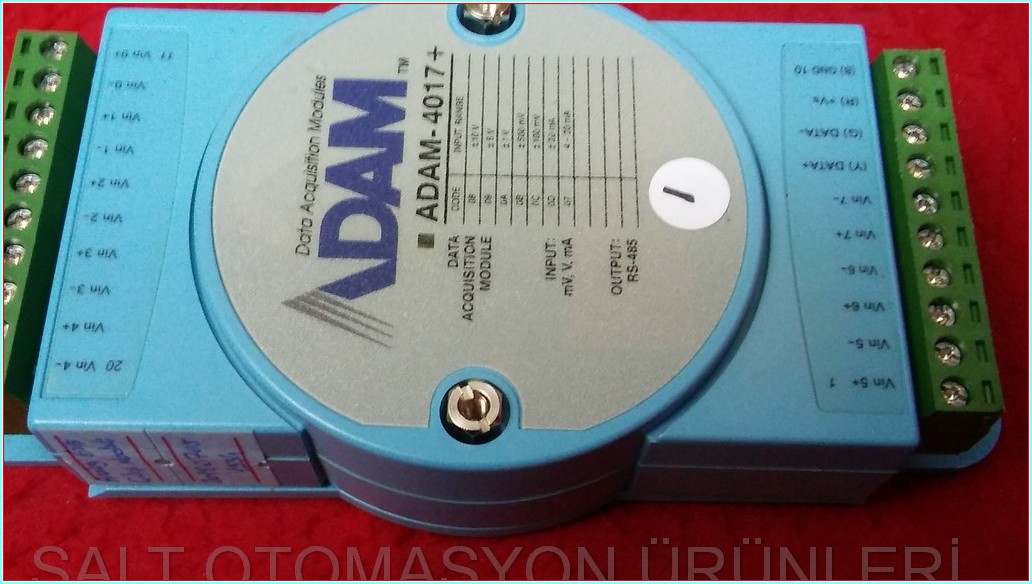 ADVANTECH ADAM-4017  DATA ACQUİSİTİON MODULES ANALOG I-O MODULES ANALOG GİRİŞ ÇIKIŞ MODÜLÜ