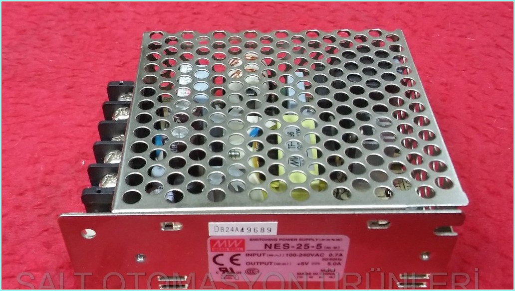 MW NES-25-5 SWITCHING POWER SUPPLY 5V 5A GÜÇ KAYNAĞI