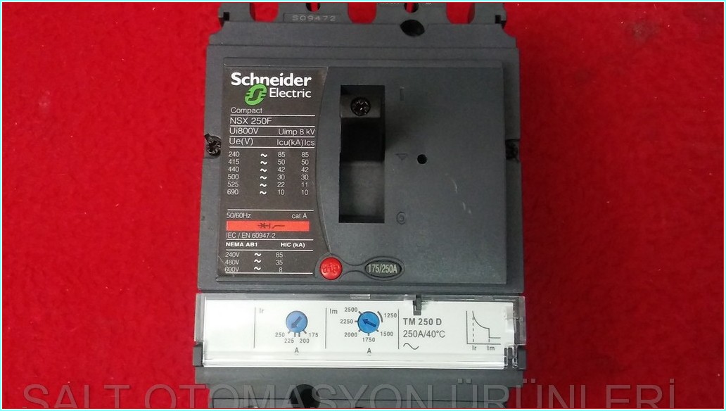 SCHNEİDER NSX 250F 250A  LV431630 COMPACT NSX 250A SIFIR KUTULU TMŞ