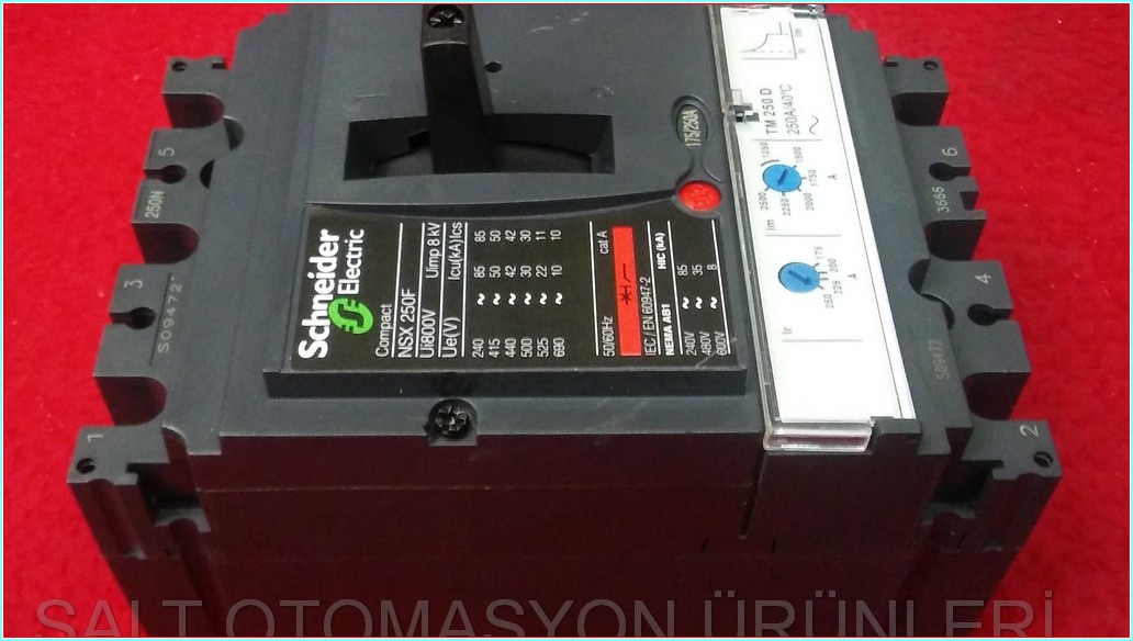 SCHNEİDER NSX 250F 250A  LV431630 COMPACT NSX 250A SIFIR KUTULU TMŞ