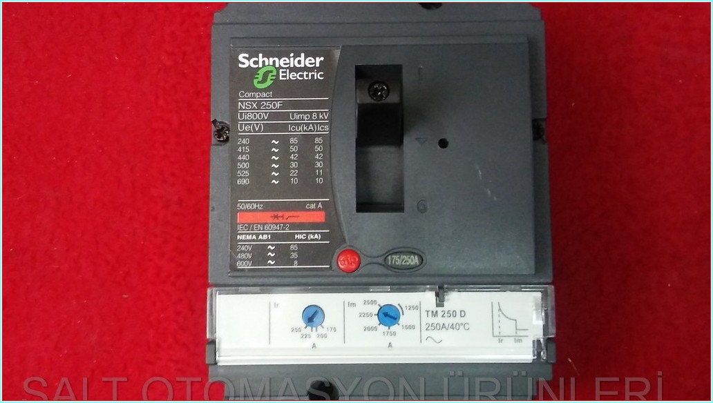 SCHNEİDER NSX 250F 250A  LV431630 COMPACT NSX 250A SIFIR KUTULU TMŞ