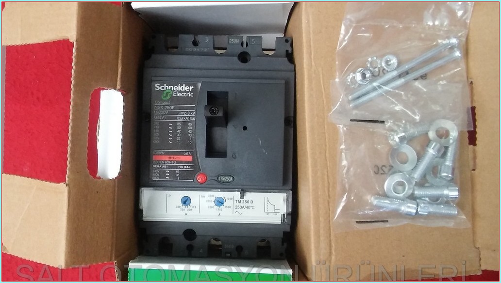 SCHNEİDER NSX 250F 250A  LV431630 COMPACT NSX 250A SIFIR KUTULU TMŞ