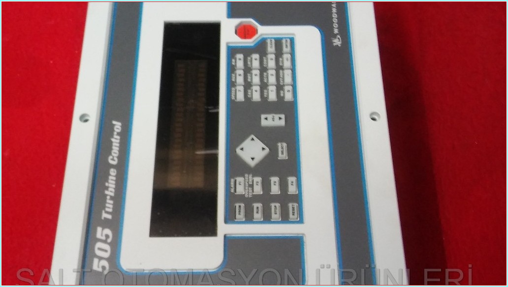 WOODWARD 505 TURBİNE CONTROL 9907-164 17505502 SIFIR BUHAR KONTROL TÜRBİNİ