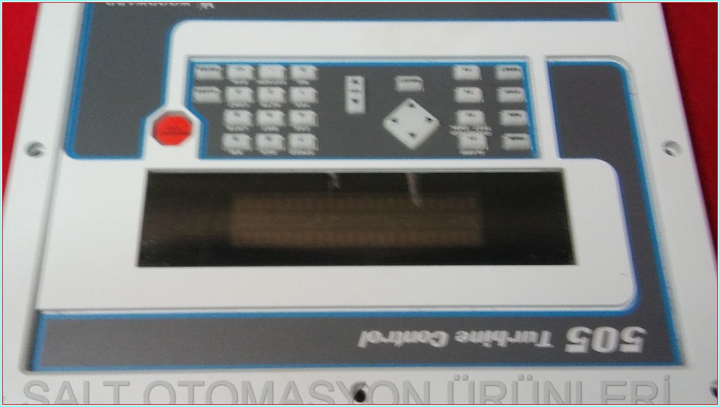 WOODWARD 505 TURBİNE CONTROL 9907-164 17505502 SIFIR BUHAR KONTROL TÜRBİNİ