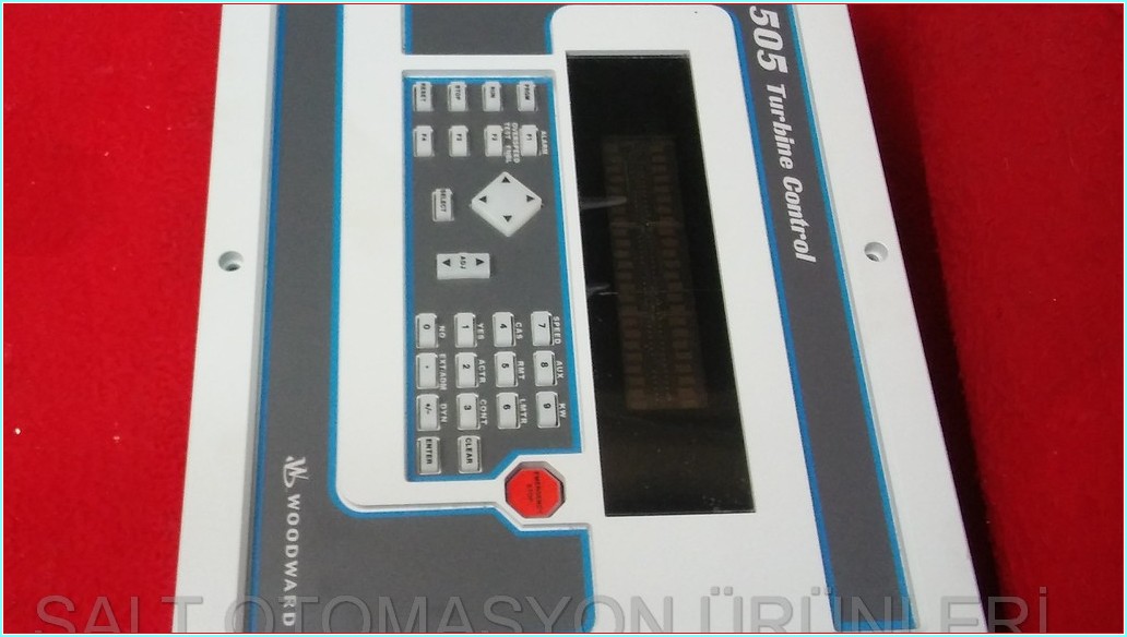 WOODWARD 505 TURBİNE CONTROL 9907-164 17505502 SIFIR BUHAR KONTROL TÜRBİNİ