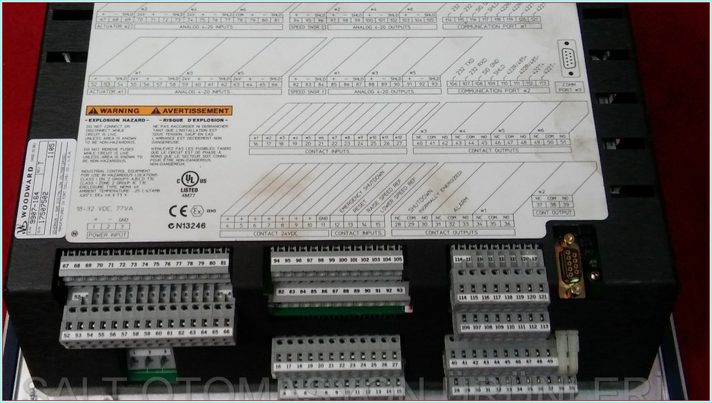 WOODWARD 505 TURBİNE CONTROL 9907-164 17505502 SIFIR BUHAR KONTROL TÜRBİNİ