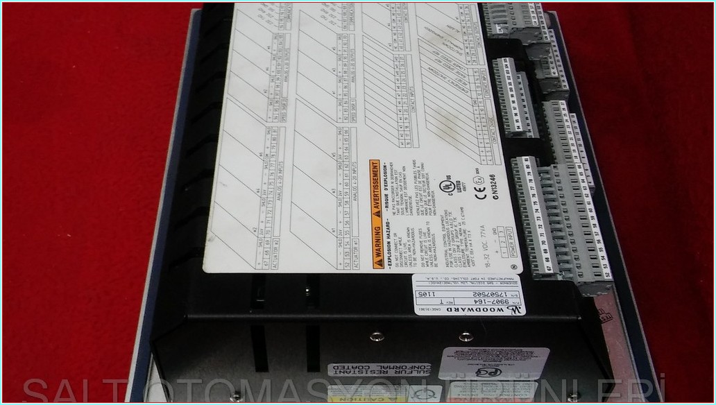 WOODWARD 505 TURBİNE CONTROL 9907-164 17505502 SIFIR BUHAR KONTROL TÜRBİNİ