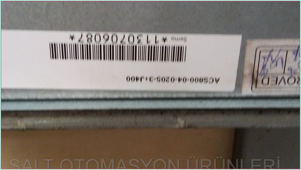 ABB ACS800-04-0205-3 J400 160KW 290A ACS0205-3 AĞIR ŞART ACS 800