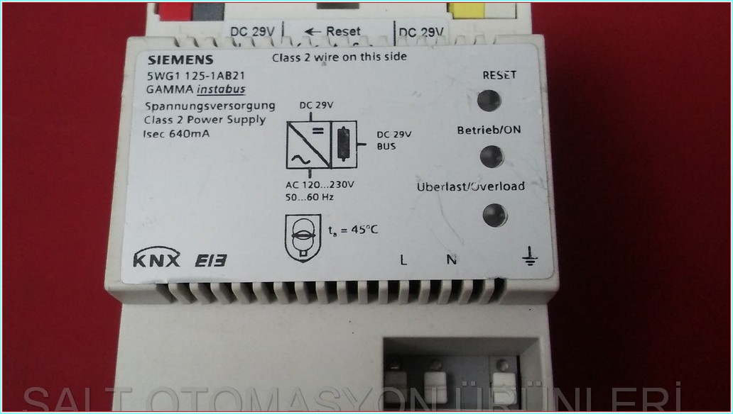 SIEMENS 5WG1 125-1AB21 GÜÇ KAYNAĞI ÜNİTESİ