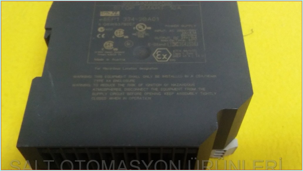 SIEMENS 6EP1 334-2BA01 6EP1334-2BA01 SITOP SMART 10A POWER SUPPLY GÜÇ KAYNAĞI