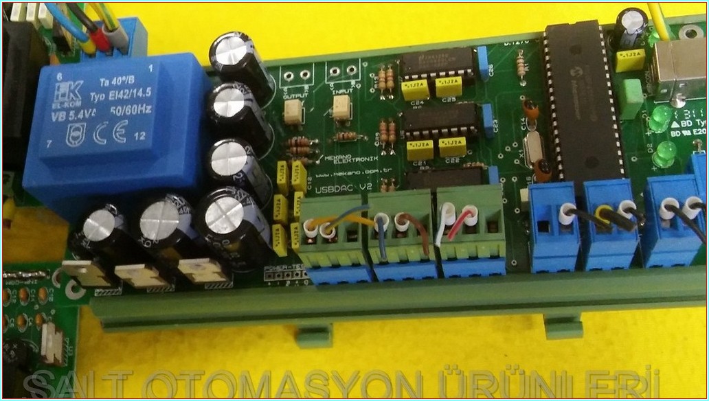 MEKANO 3 EKSEN KONTROL KARTI ENDÜSTİRİYEL ELEKTRONİK USBDAC V2