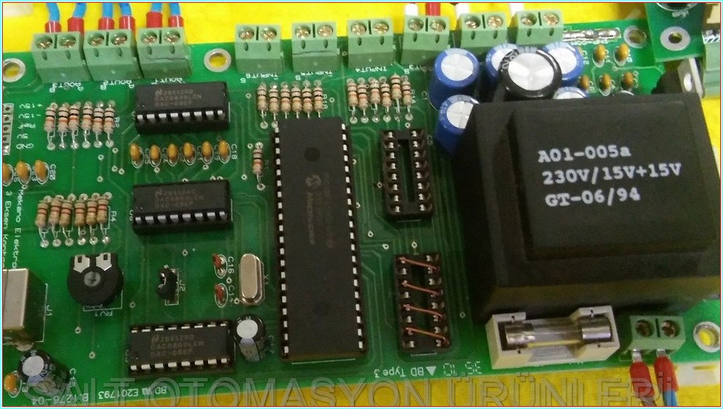 MEKANO 3 EKSEN KONTROL KARTI ENDÜSTİRİYEL ELEKTRONİK USBDAC V2