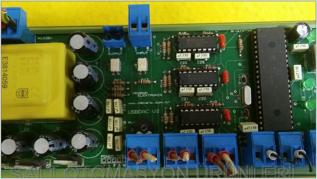 MEKANO 3 EKSEN KONTROL KARTI ENDÜSTİRİYEL ELEKTRONİK USBDAC V2