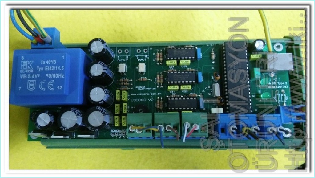 MEKANO 3 EKSEN KONTROL KARTI ENDÜSTİRİYEL ELEKTRONİK USBDAC V2