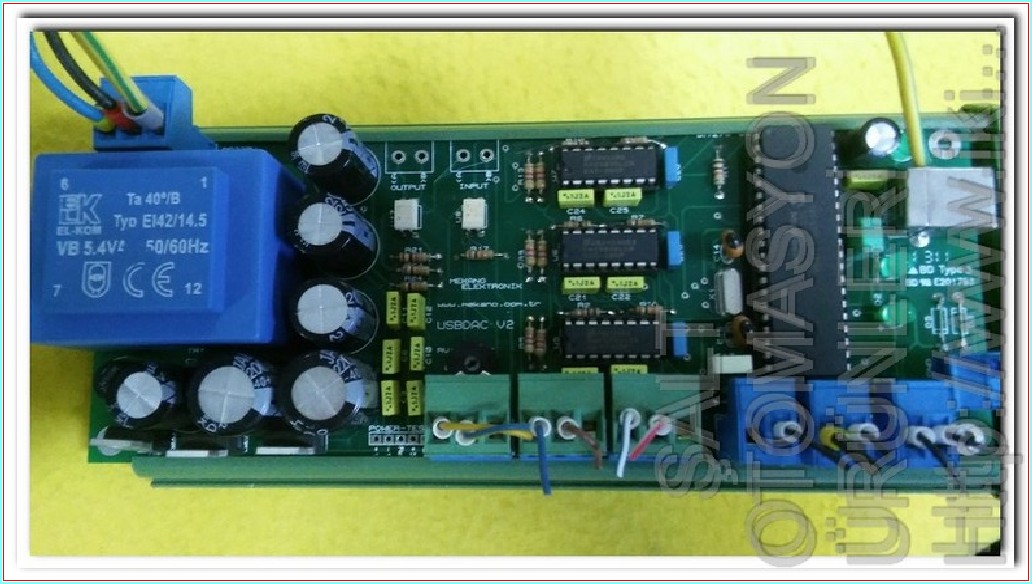 MEKANO 3 EKSEN KONTROL KARTI ENDÜSTİRİYEL ELEKTRONİK USBDAC V2
