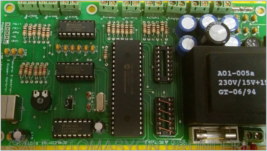 MEKANO 3 EKSEN KONTROL KARTI ENDÜSTİRİYEL ELEKTRONİK USBDAC V2