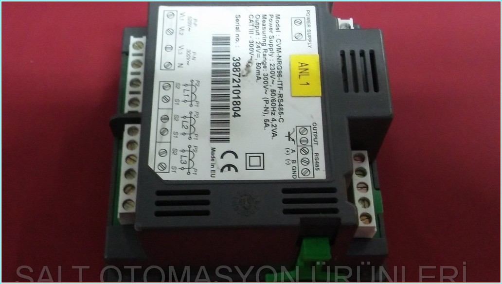 CIRCUTOR CVM-NRG96 CVM-NRG96-ITF-RS485-C GÜÇ ANALİZÖRÜ POWER ANALYZER