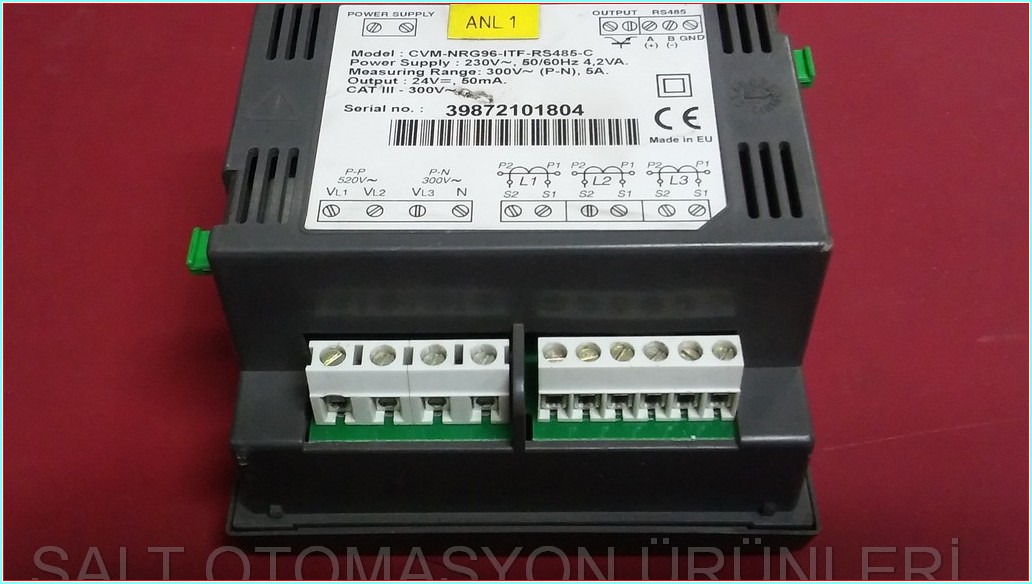 CIRCUTOR CVM-NRG96 CVM-NRG96-ITF-RS485-C GÜÇ ANALİZÖRÜ POWER ANALYZER