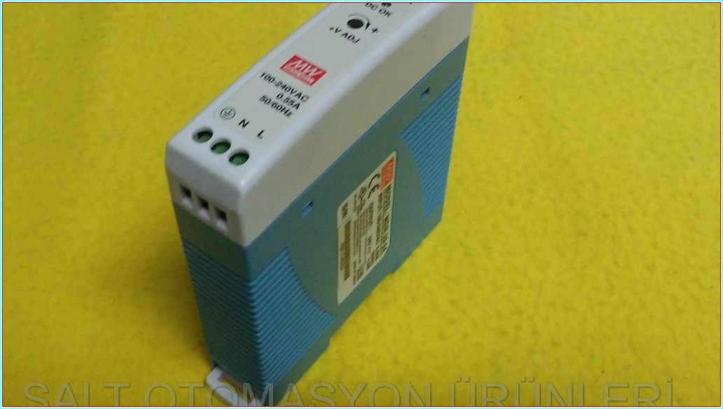 MW MDR-20-24 24V 1,0A POWER SUPPLY GÜÇ KAYNAĞI