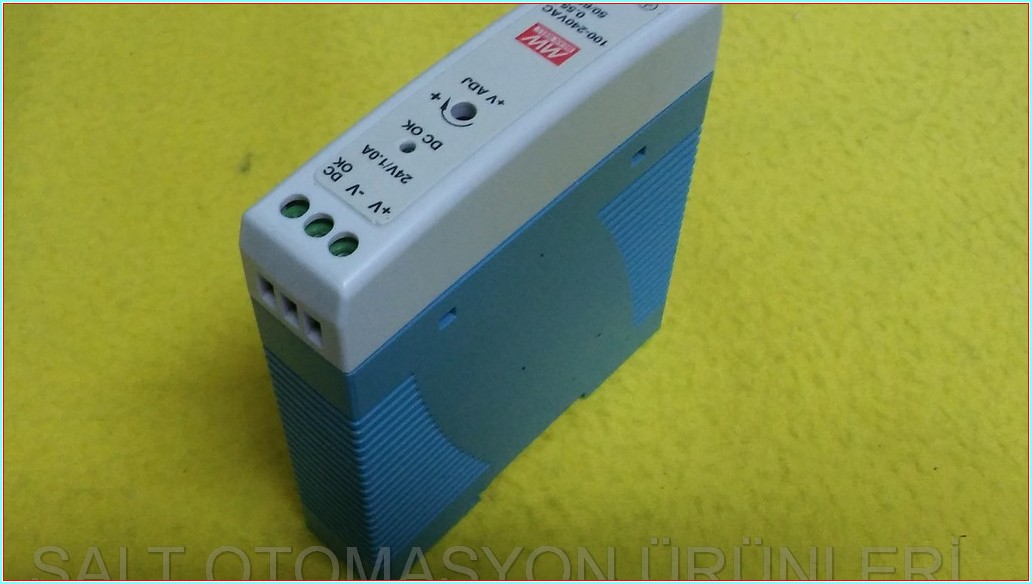 MW MDR-20-24 24V 1,0A POWER SUPPLY GÜÇ KAYNAĞI