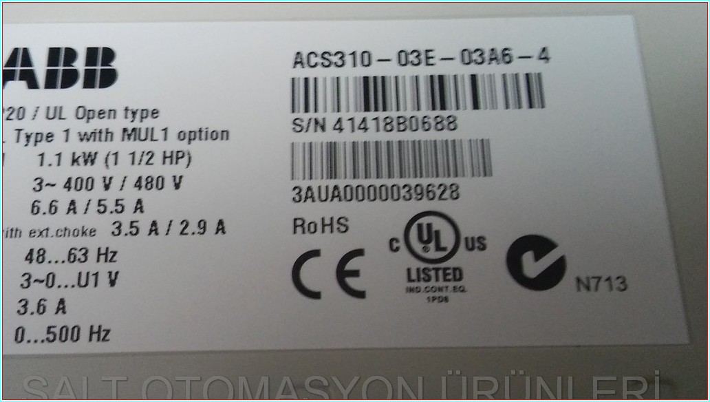 ACS310-03E-03A6-4 ABB