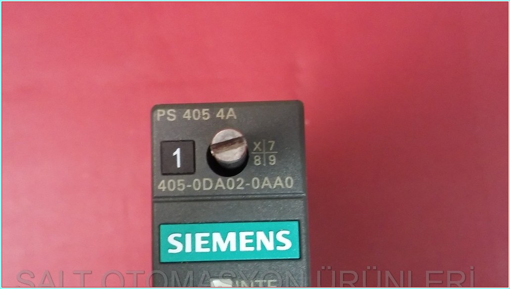 SIEMENS 6ES7 405-0DA02-0AA0 6ES7405-0DA02-0AA0 6ES7 400 PLC GÜÇ KAYNAĞI