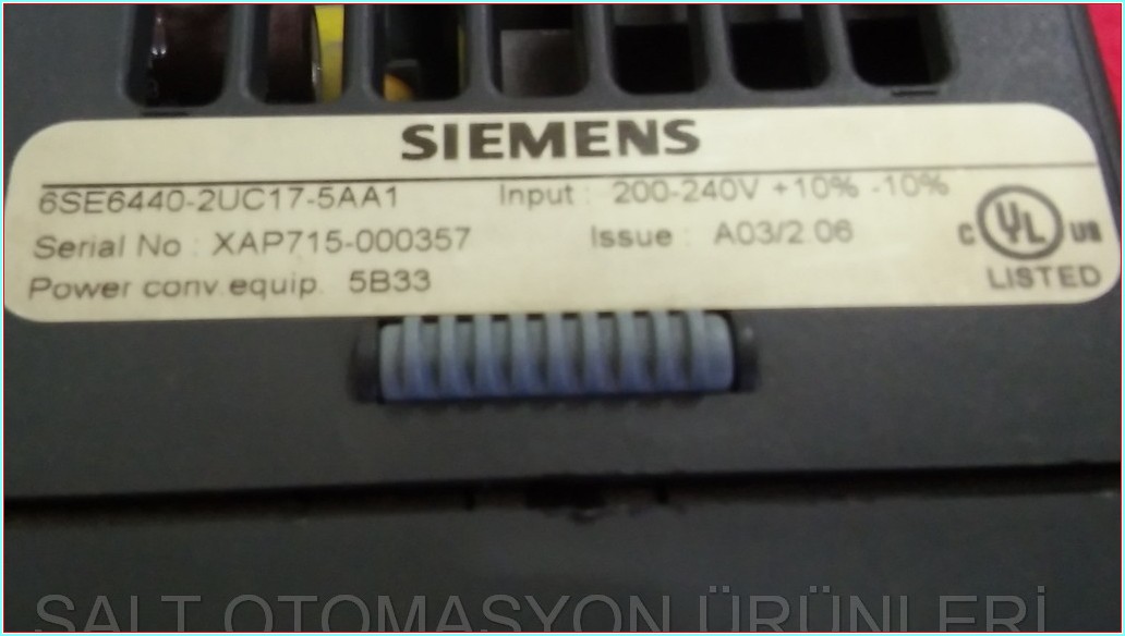 SIEMENS 6SE6440-2UC17-5AA1 MICROMASTER 440