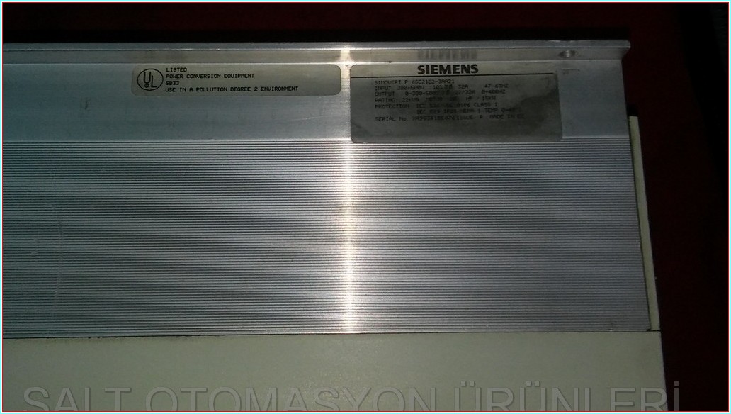 SIEMENS SIMOVERT P 6SE2122-3AA21 15KW SÜRÜCÜ HIZ KONTROL DRIVER